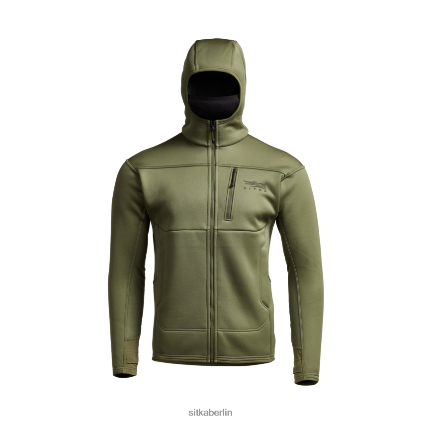 Spitzen de SITKA Gear Männer Kapuzenpullover durchqueren staubiges Oliv ZPVJL092