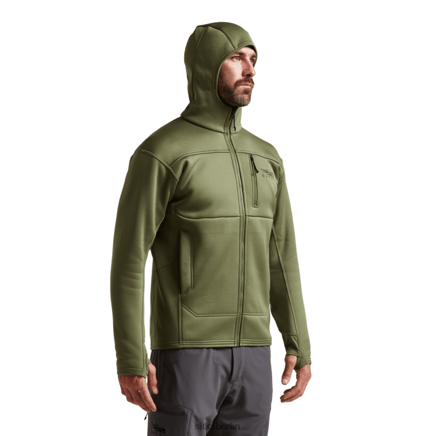 Spitzen de SITKA Gear Männer Kapuzenpullover durchqueren staubiges Oliv ZPVJL092