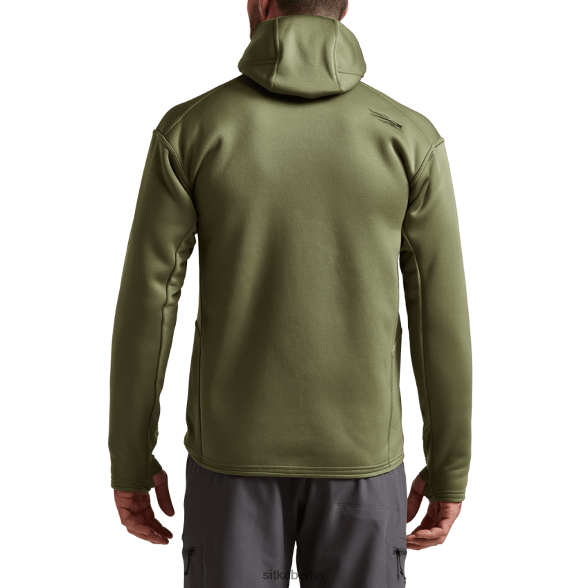 Spitzen de SITKA Gear Männer Kapuzenpullover durchqueren staubiges Oliv ZPVJL092