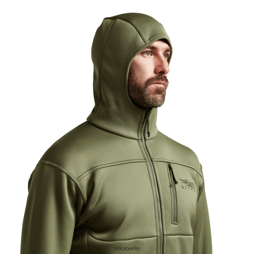 Spitzen de SITKA Gear Männer Kapuzenpullover durchqueren staubiges Oliv ZPVJL092