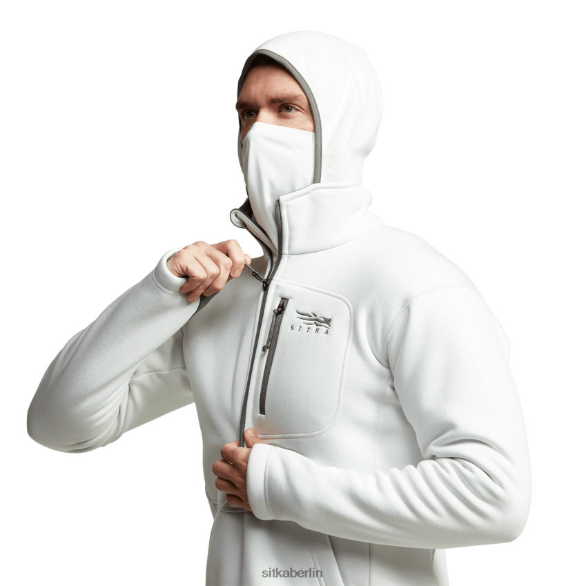 Spitzen de SITKA Gear Männer Kapuzenpullover mit Farbverlauf Weiß ZPVJL0114