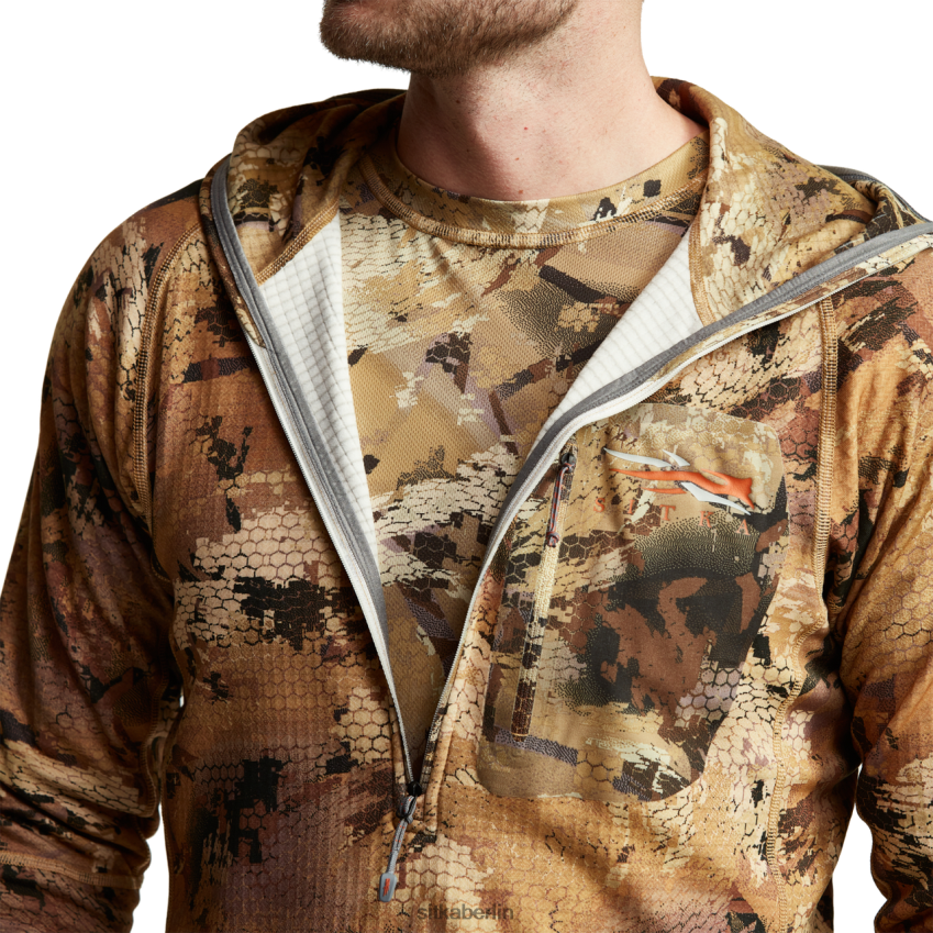 Spitzen de SITKA Gear Männer Schleifer-Kapuzenpullover Optifade Wasservogelsumpf ZPVJL0112