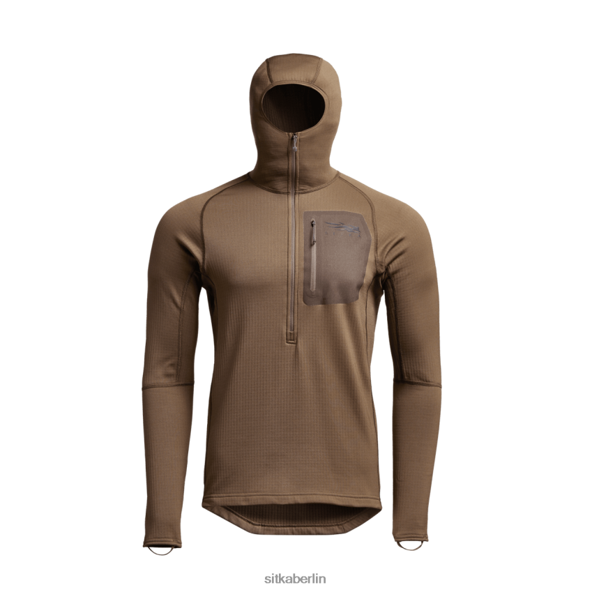 Spitzen de SITKA Gear Männer Schwerer Kapuzenpullover Kojote ZPVJL096