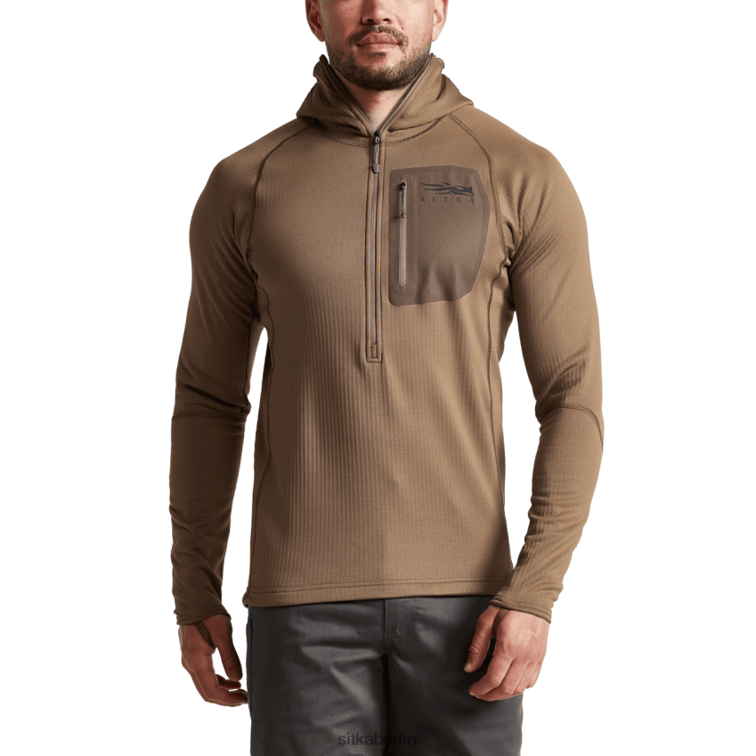 Spitzen de SITKA Gear Männer Schwerer Kapuzenpullover Kojote ZPVJL096