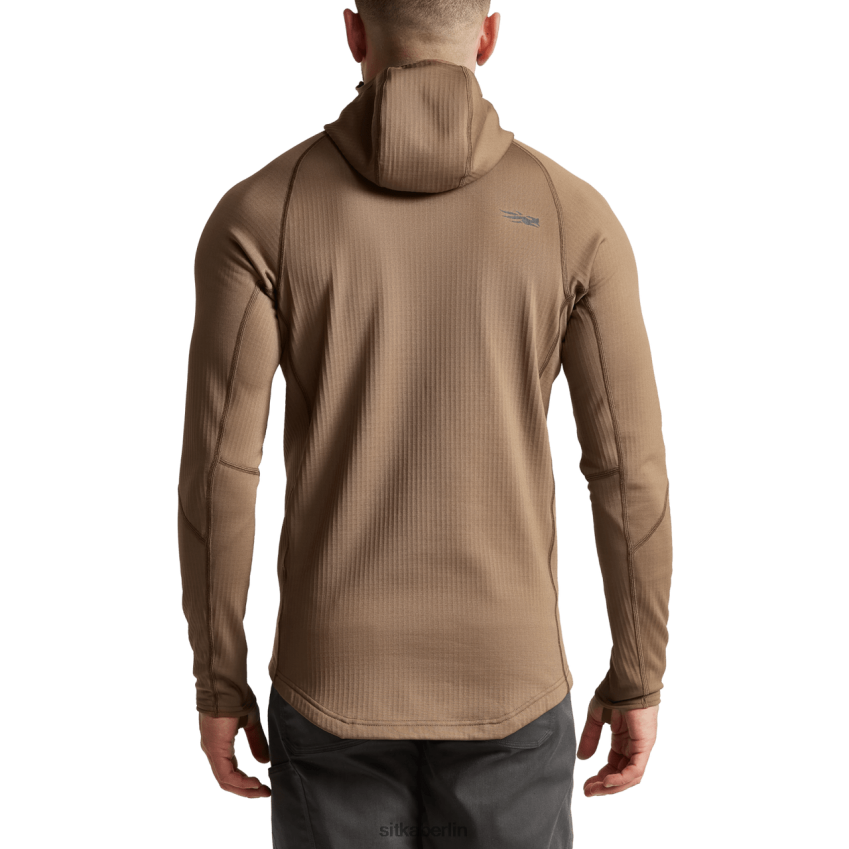 Spitzen de SITKA Gear Männer Schwerer Kapuzenpullover Kojote ZPVJL096
