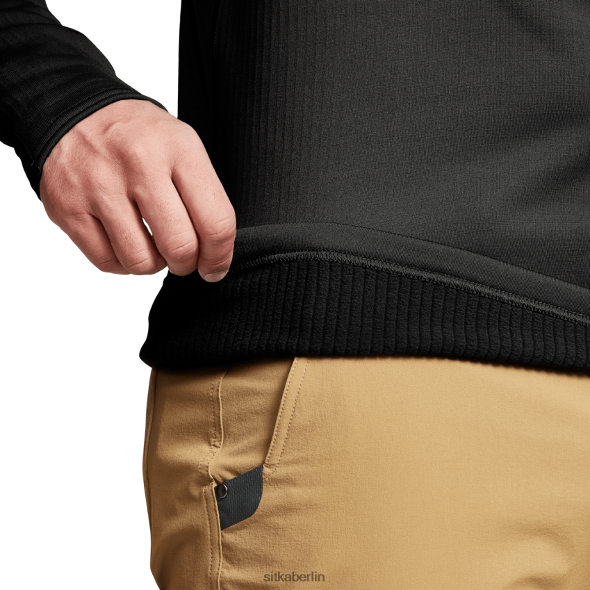 Spitzen de SITKA Gear Männer Schwerer Kapuzenpullover Schwarz ZPVJL098