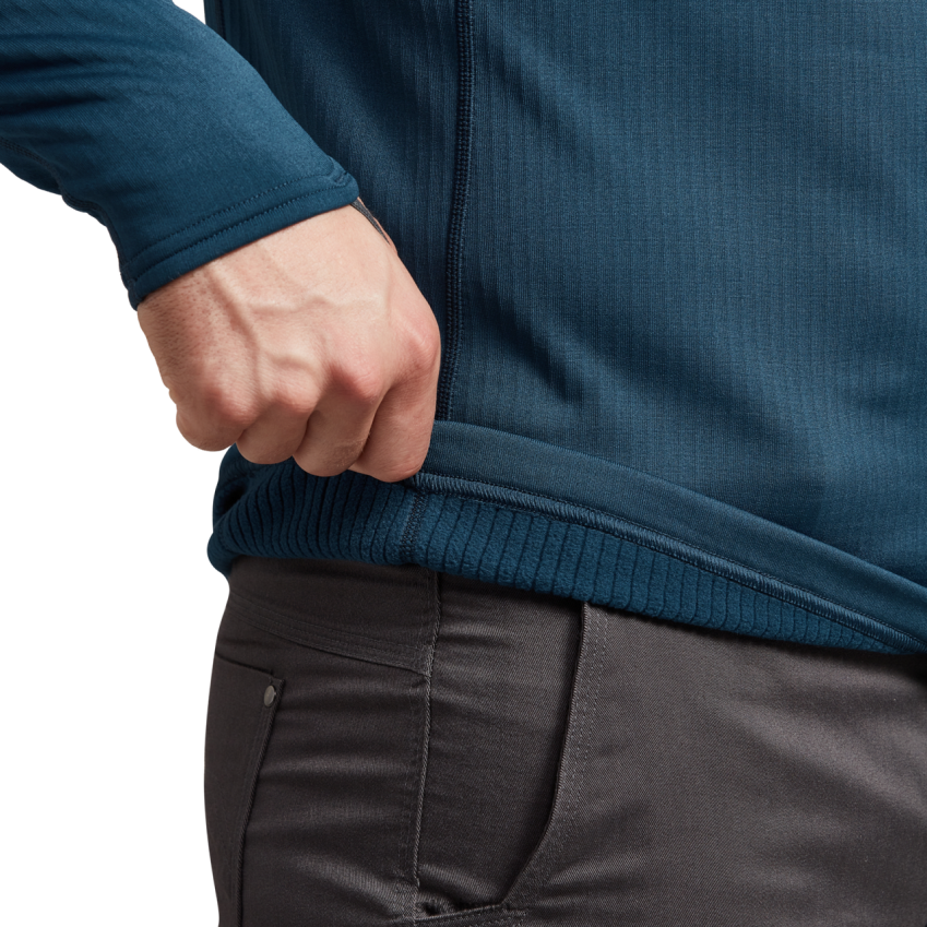 Spitzen de SITKA Gear Männer Schwerer Kapuzenpullover Ägäisches Blau ZPVJL099