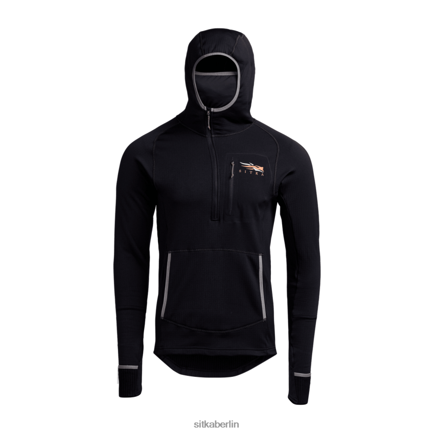 Spitzen de SITKA Gear Männer fanatischer Kapuzenpullover Schwarz ZPVJL0110