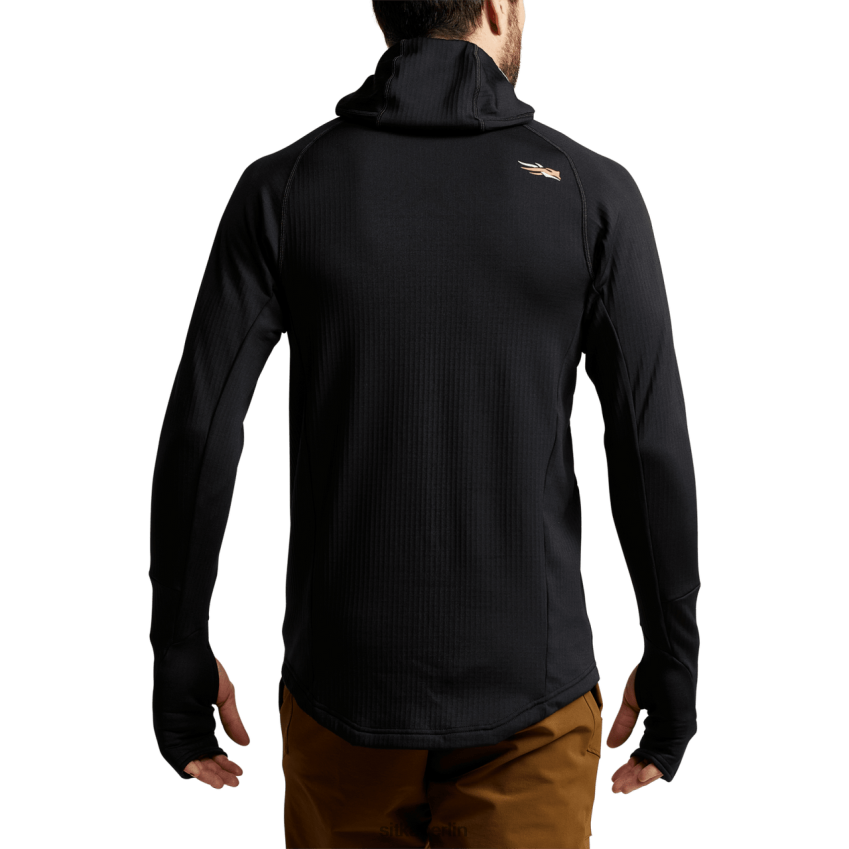 Spitzen de SITKA Gear Männer fanatischer Kapuzenpullover Schwarz ZPVJL0110