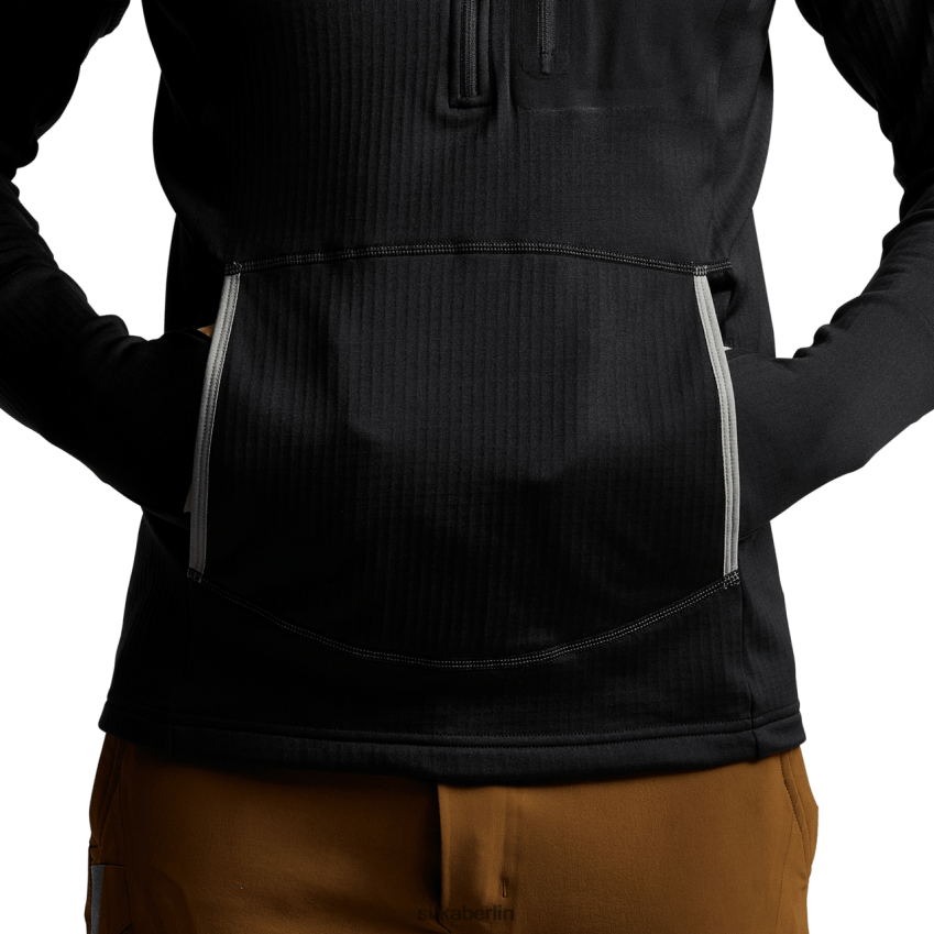 Spitzen de SITKA Gear Männer fanatischer Kapuzenpullover Schwarz ZPVJL0110