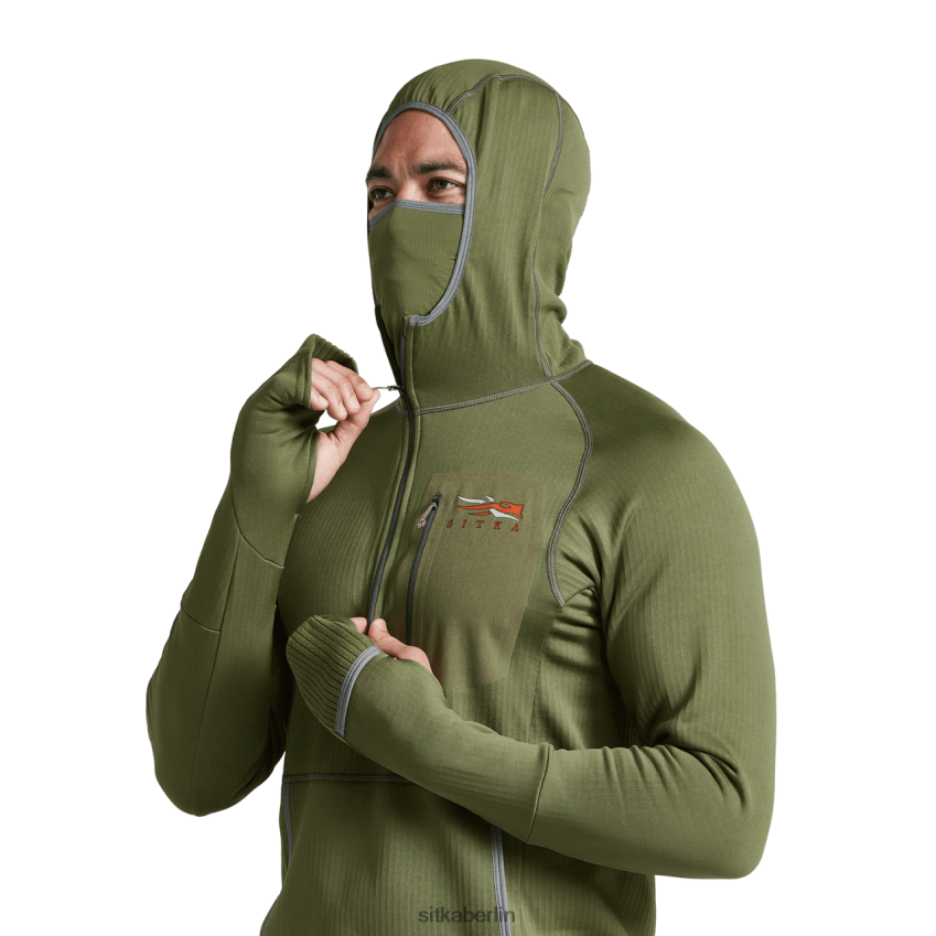 Spitzen de SITKA Gear Männer fanatischer Kapuzenpullover Wald ZPVJL0109
