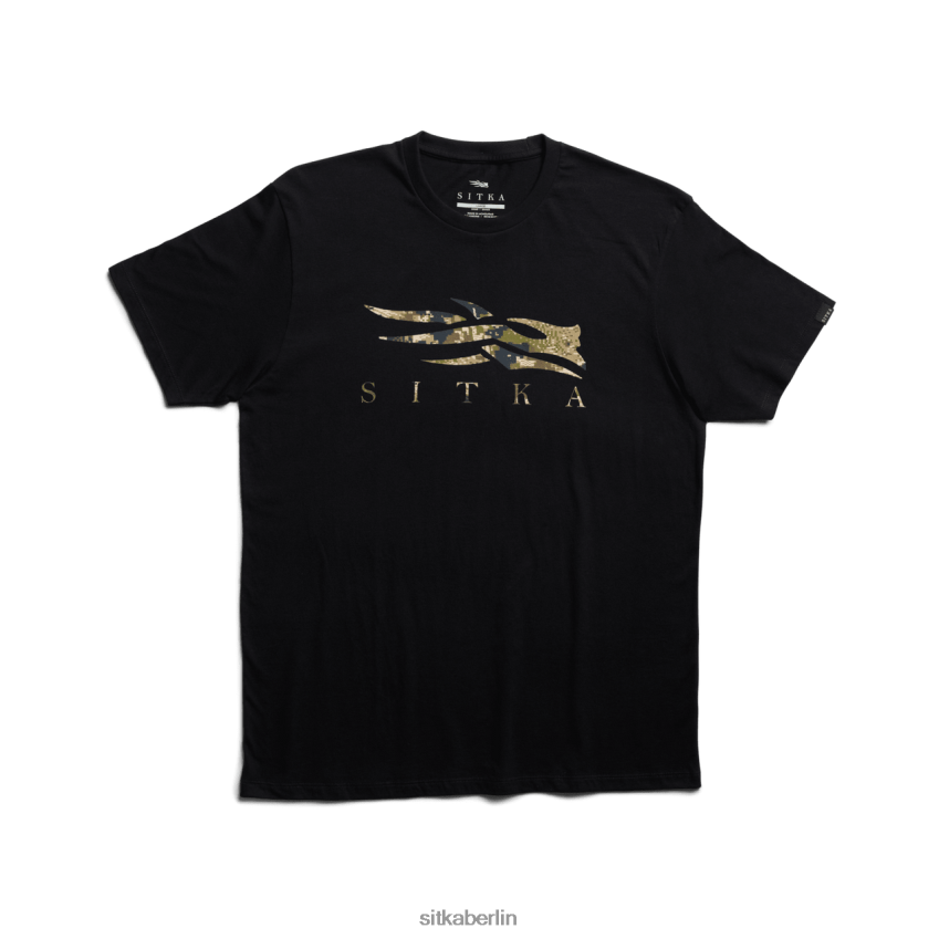 Spitzen de SITKA Gear Männer Optifade-Icon-T-Shirt schwarz subalpin ZPVJL0144