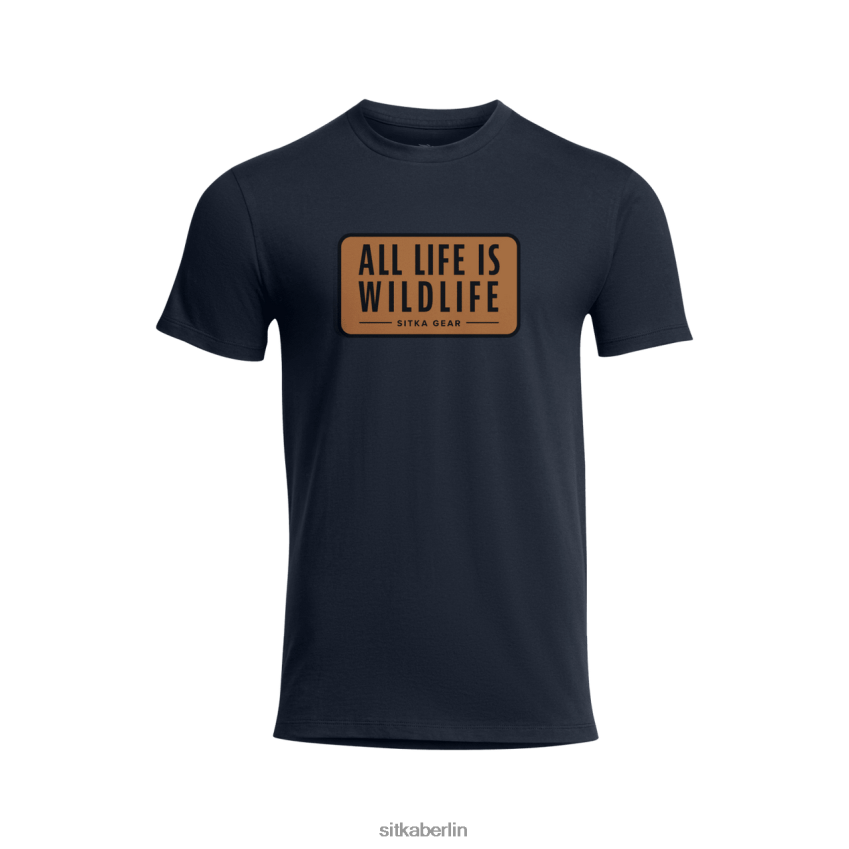 Spitzen de SITKA Gear Männer T-Shirt mit allen Wildtieren Finsternis ZPVJL0148