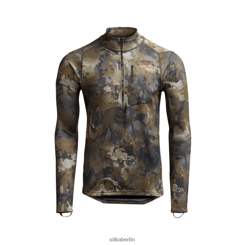 Spitzen de SITKA Gear Männer Kern mittelschweres Zip-T optifade Wasservogelholz ZPVJL0170
