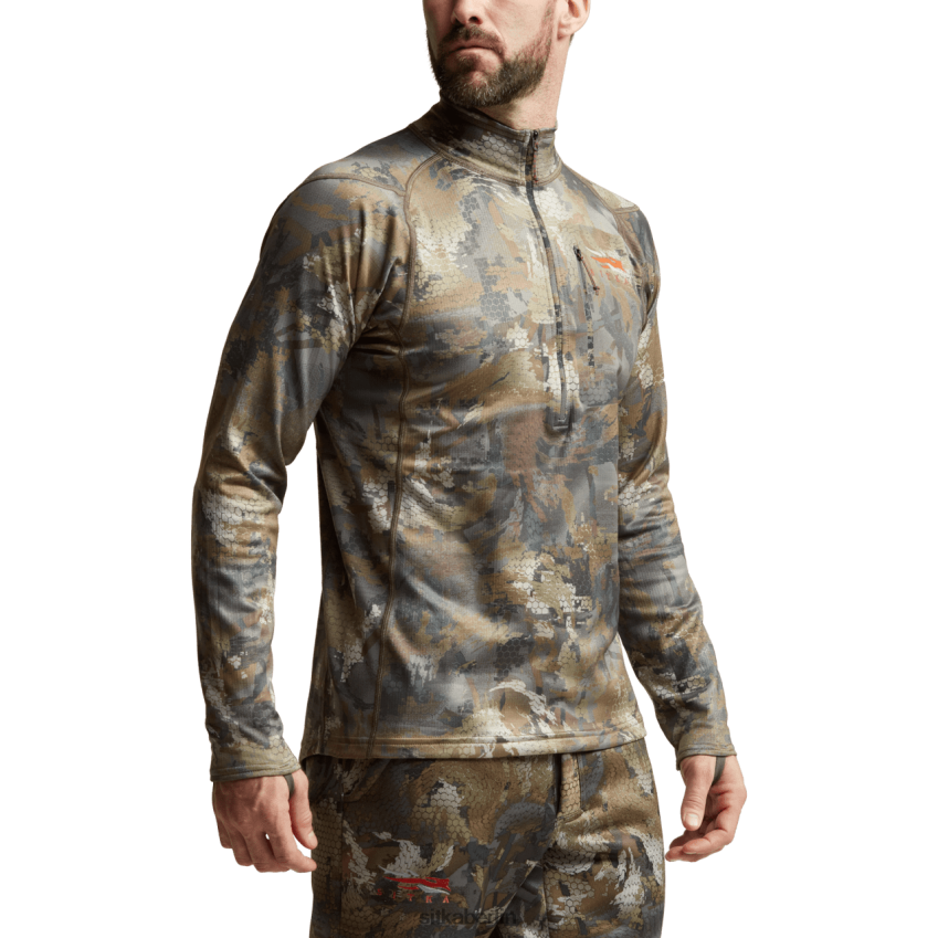 Spitzen de SITKA Gear Männer Kern mittelschweres Zip-T optifade Wasservogelholz ZPVJL0170