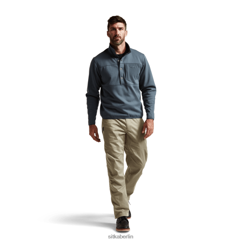 Spitzen de SITKA Gear Männer Snap-Fleece im vorderen Bereich Sturm ZPVJL0207